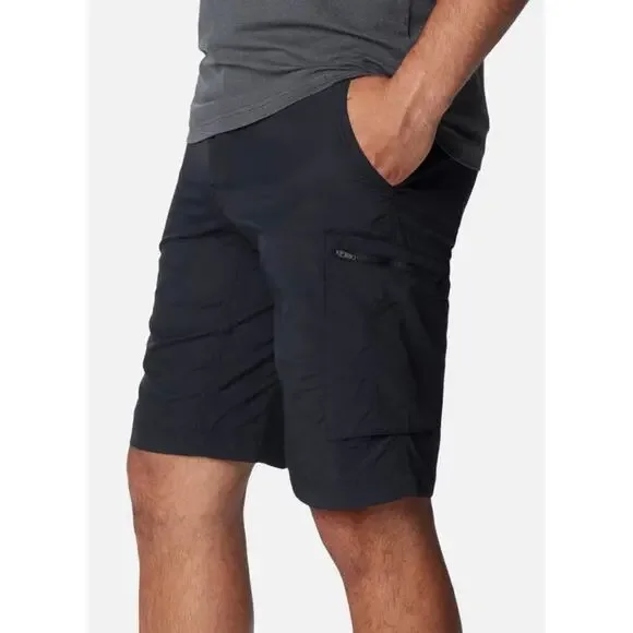 Columbia Men’s Black Silver Ridge 10” Inseam Cargo Shorts 42 NWT - Picture 2 of 9